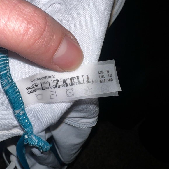 Zaful One Piece Open Back Twisted Front Swim Suit - Picture 6 of 10